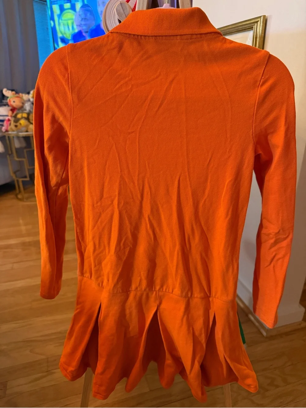 Ralph Lauren Stretch Long-Sleeve Polo Dress size 6